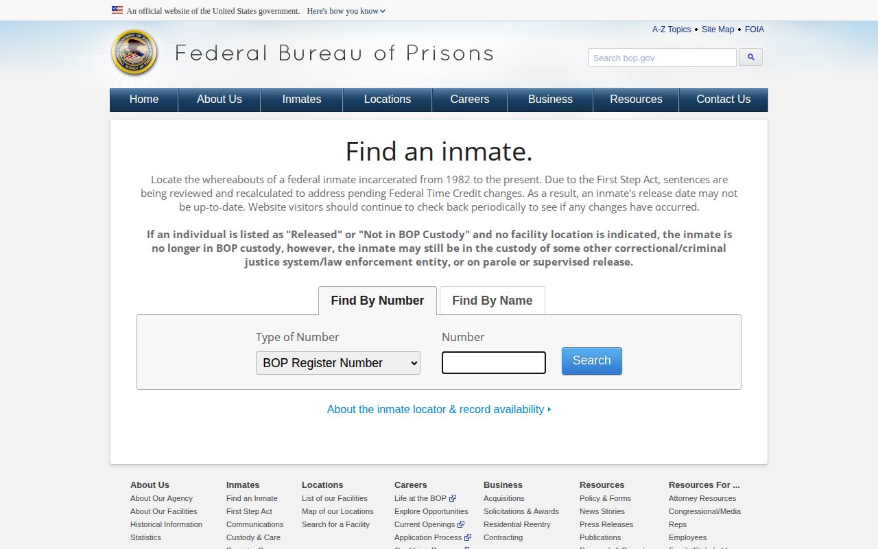 Federal locator for a released person connected to Stephens County